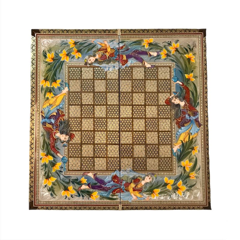 شطرنج مدل خاتم تذهیب کوروش m کد 01