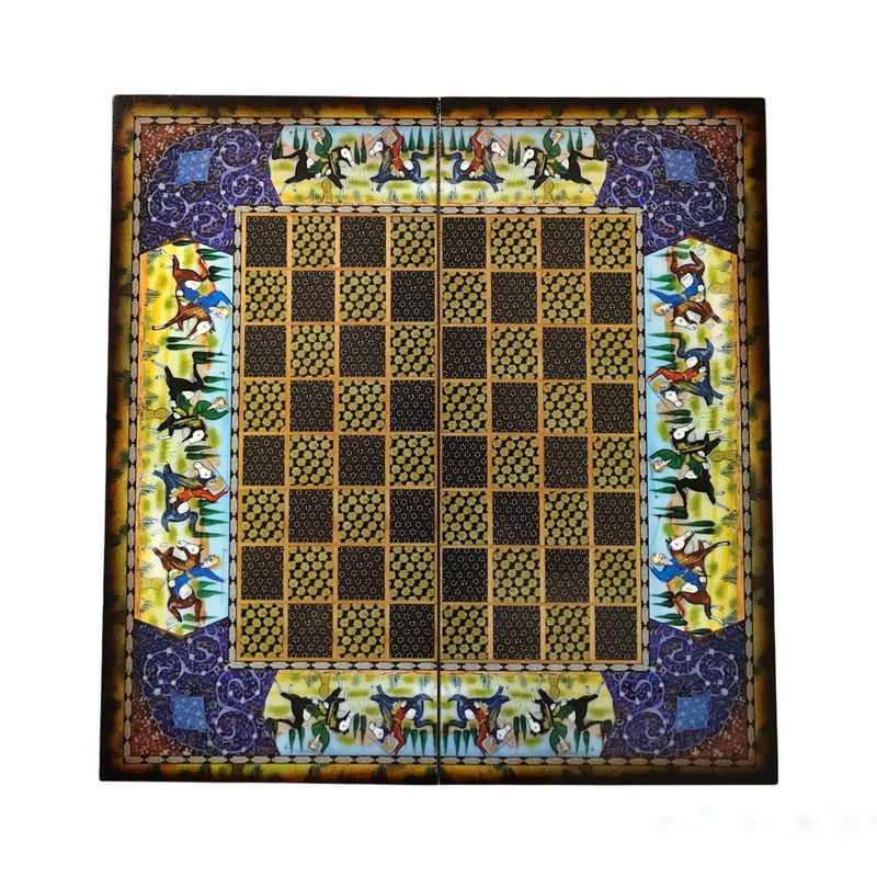 شطرنج مدل روسی طرح چوگان کد 01