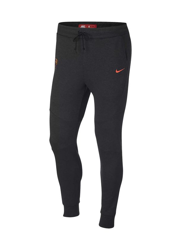 شلوار نخی دم پا کش مردانه fc barcelona tech fleece   نایکی