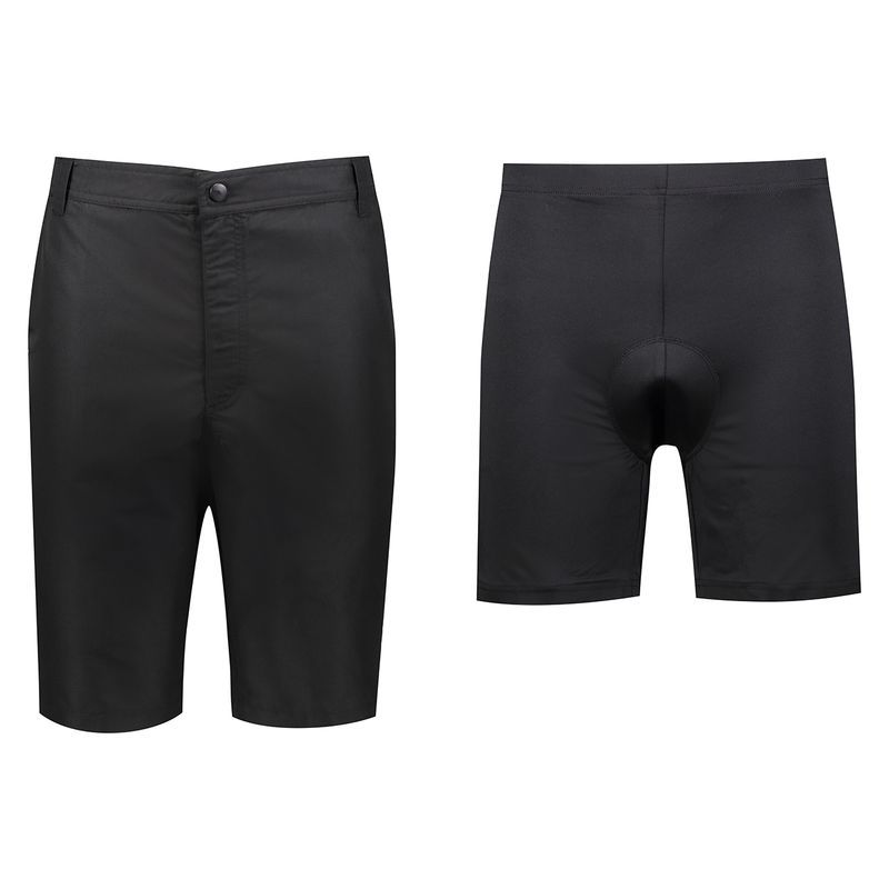 شلوارک دوچرخه سواری مردانه  مدل shorts به همراه شورت پد دار