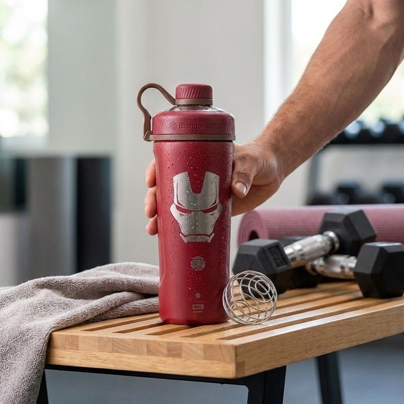 شیکر ورزشی بلندر باتل مدل 26oz گنجایش ۰.۷۵ لیتر