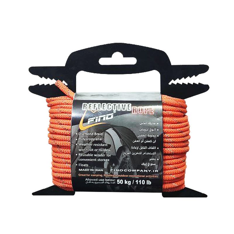 طناب فینو مدل reflective 3.5mm طول 10 متر