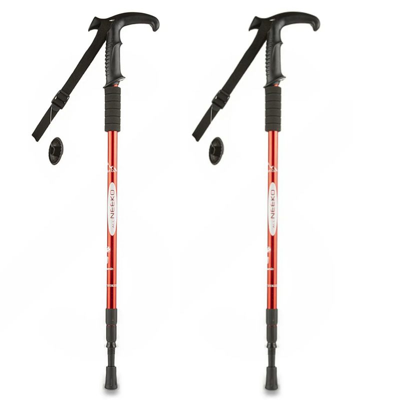 عصای کوهنوردی آل نیکو مدل trekking 666aبسته دو عددی