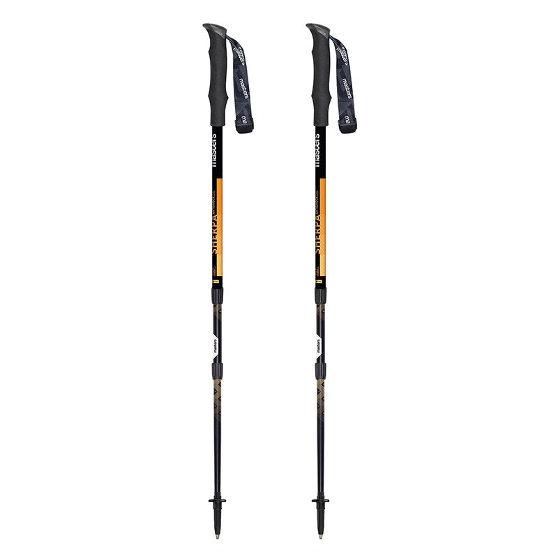 عصای کوهنوردی مسترز مدل sherpa antishock css مجموعه دو عددی