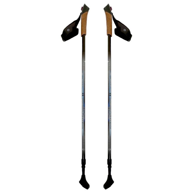 عصای کوهنوردی کرین مدل nordic walking مجموعه 2 عددی