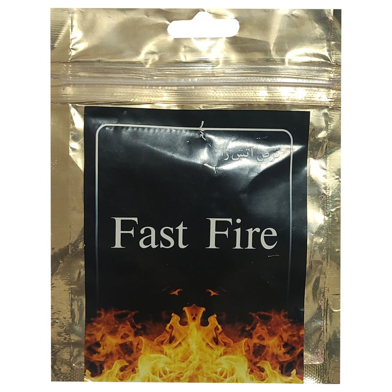 قرص آتش زا مدل fast fire بسته 10عددی