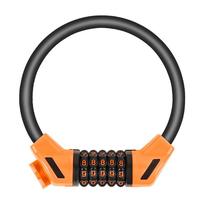 قفل دوچرخه مدل رمزدار کابل کوتاه کد opass 40cm