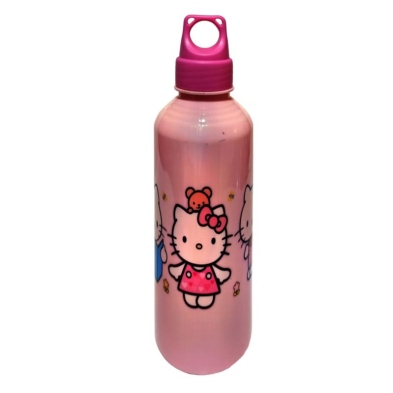 قمقمه دوچرخه مدل hello kitty گنجایش 0.50 لیتر