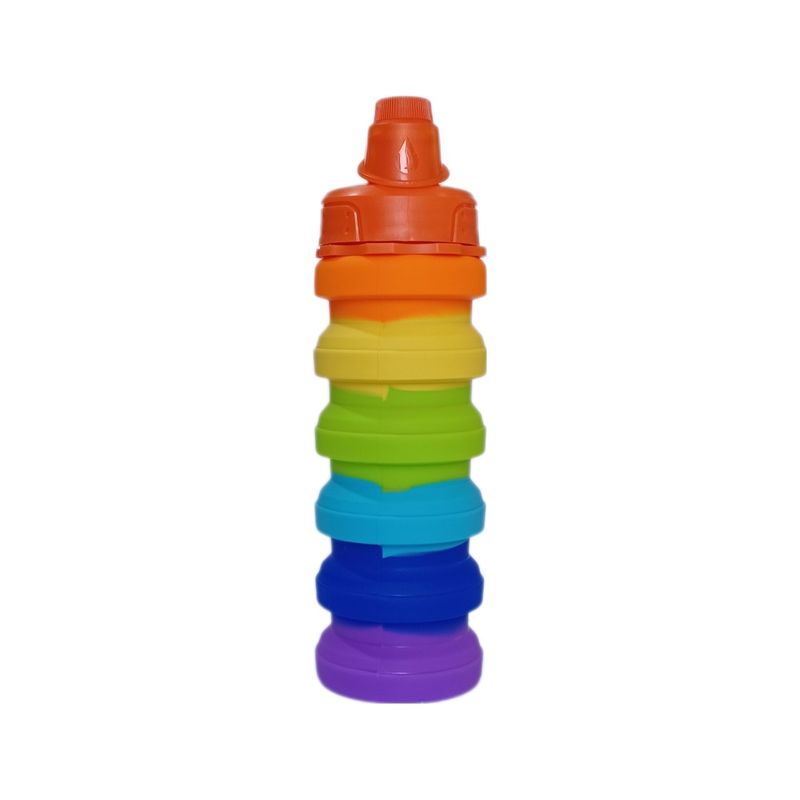 قمقمه مدل سیلیکونی تاشو کد tav008 گنجایش 0.5 لیتر