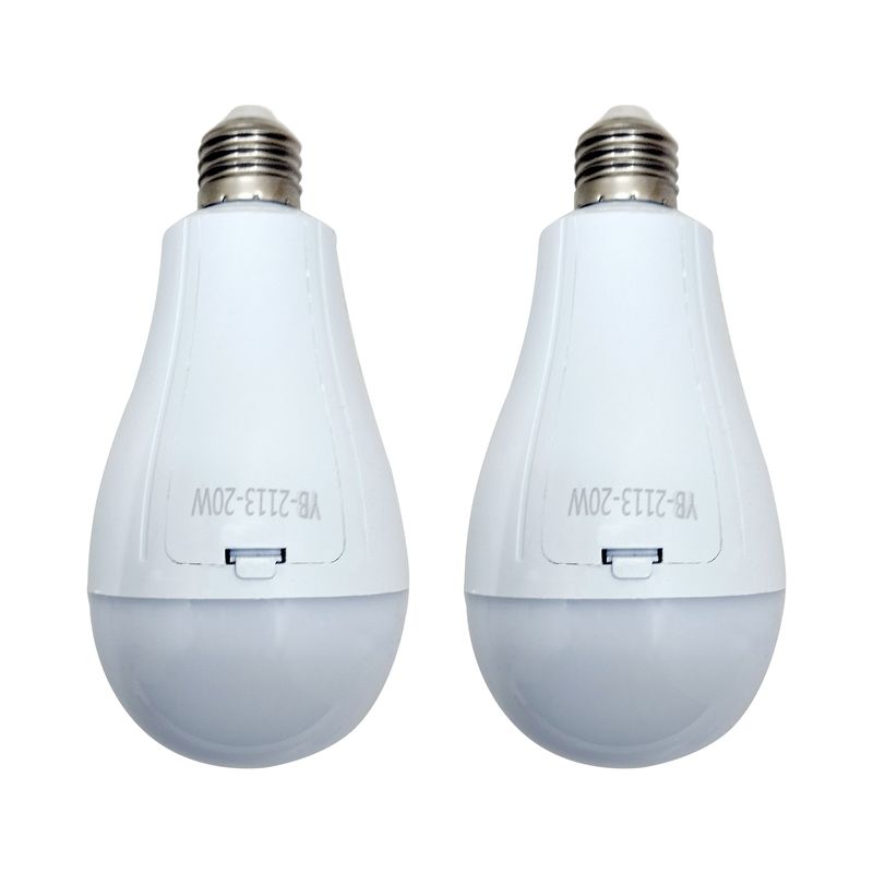 لامپ اضطراری مدل هوشمند کد ck 8039 20w مجموعه 2 عددی
