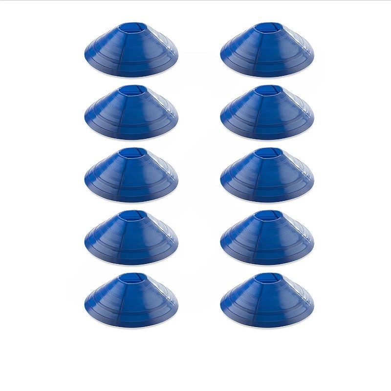 مانع تمرین فوتبال مدل ژله ای نشکن cones 2023 مجموعه 10 عددی