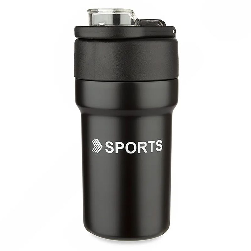 ماگ سفری مدل استیل دوجداره کد sports new p گنجایش 0.5 لیتر