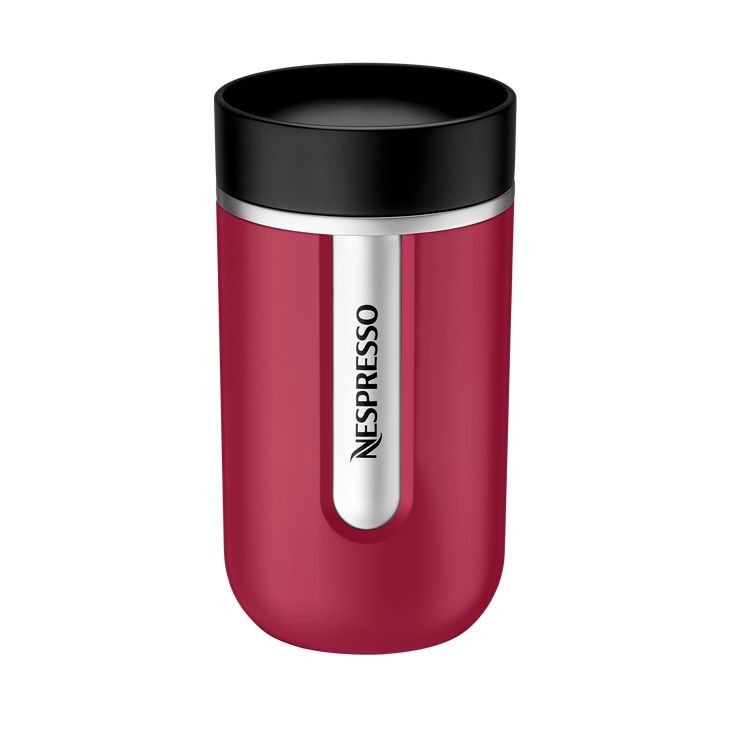 ماگ سفری نسپرسو مدل nomad termos small raspberry rd گنجایش 0.300 لیتر