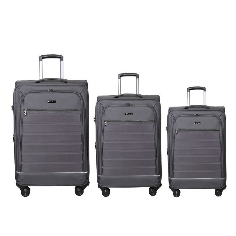 مجموعه سه عددی چمدان پیرکاردین مدل زیپ