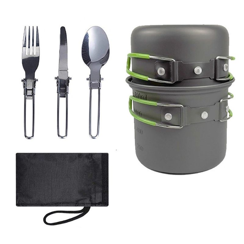 مجموعه ظروف سفری مدل portable cookware