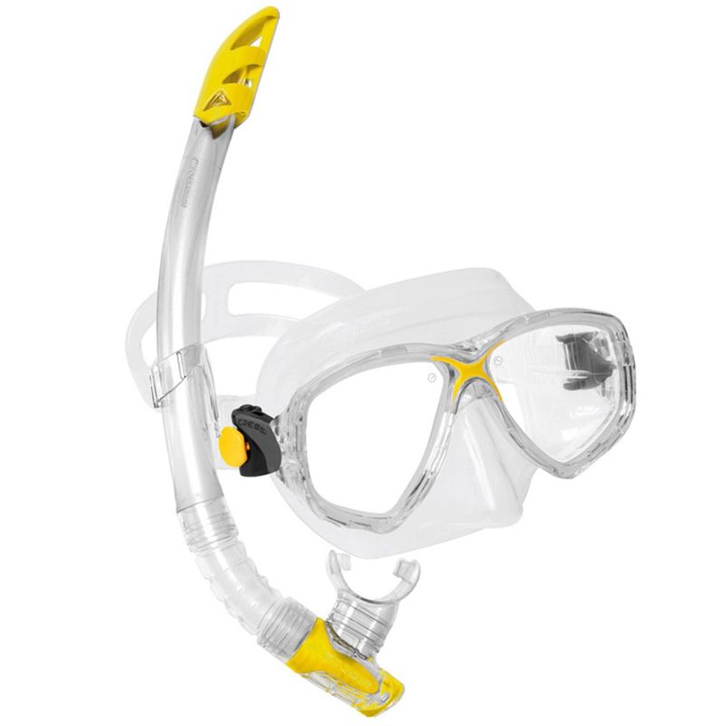 مجموعه ماسک و اسنورکل کرسی مدل marea vip yellow