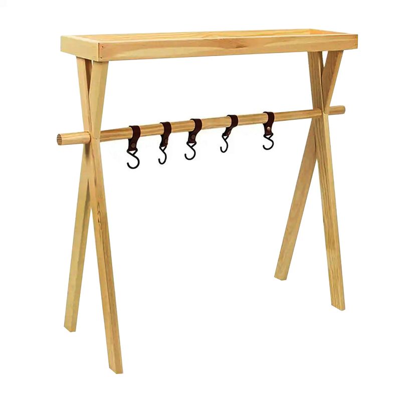 میز سفری تاشو آرت هوم مدل ob a سایز صفحه 15×60 سانتی‌متر