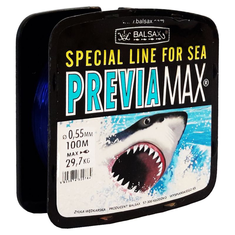 نخ ماهیگیری بالساکس مدل previa max سایز 0.55 میلی متر