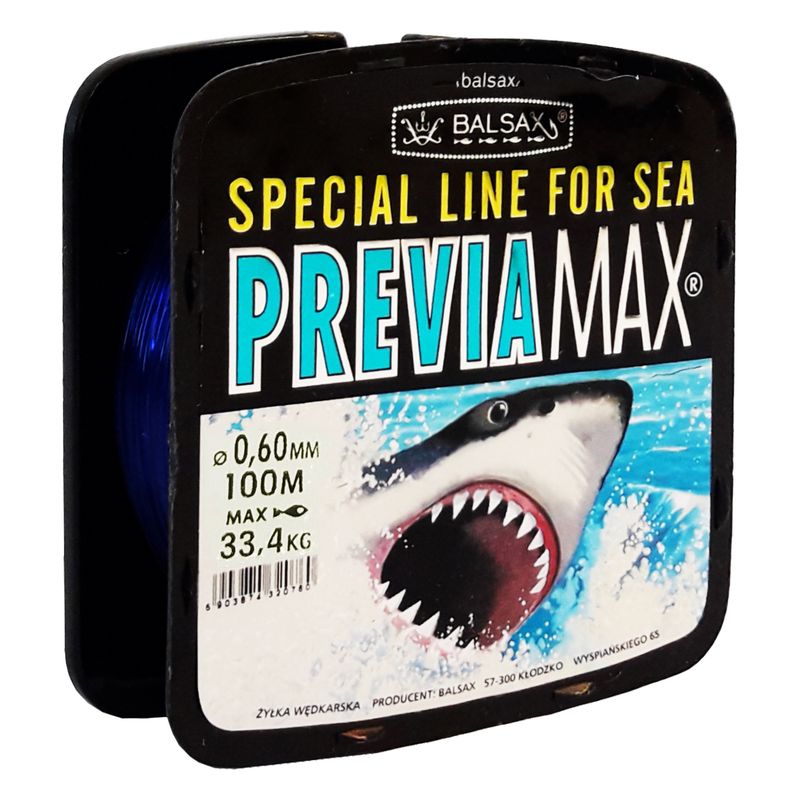 نخ ماهیگیری بالساکس مدل previa max سایز 0.60 میلی متر