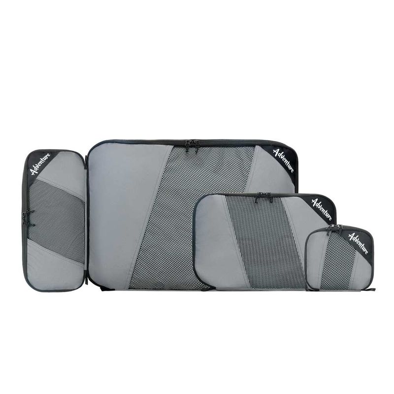 نظم دهنده ساک و چمدان ادونچر مدل packing cubes بسته 4 عددی