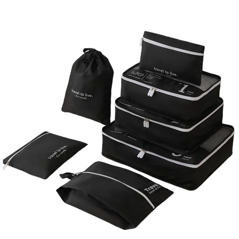 نظم دهنده ساک و چمدان مدل storage مجموعه 7 عددی