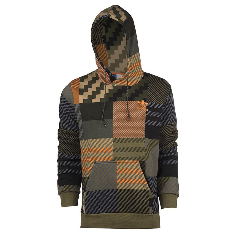 هودی مردانه آدیداس مدل mad plaid
