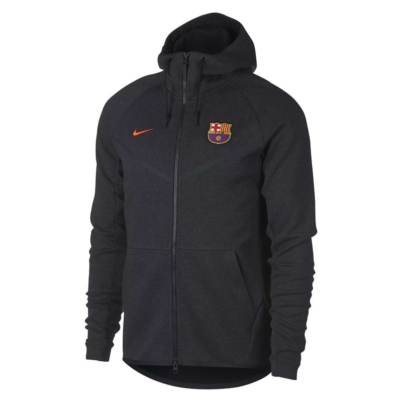 هودی نخی زیپ دار مردانه fc barcelona tech fleece   نایکی