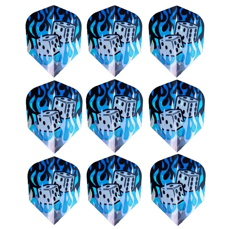 پر یدک دارت هاروس مدل hologram بسته 9 عددی