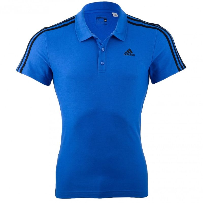 پلو شرت مردانه آدیداس مدل essentials 3 stripes