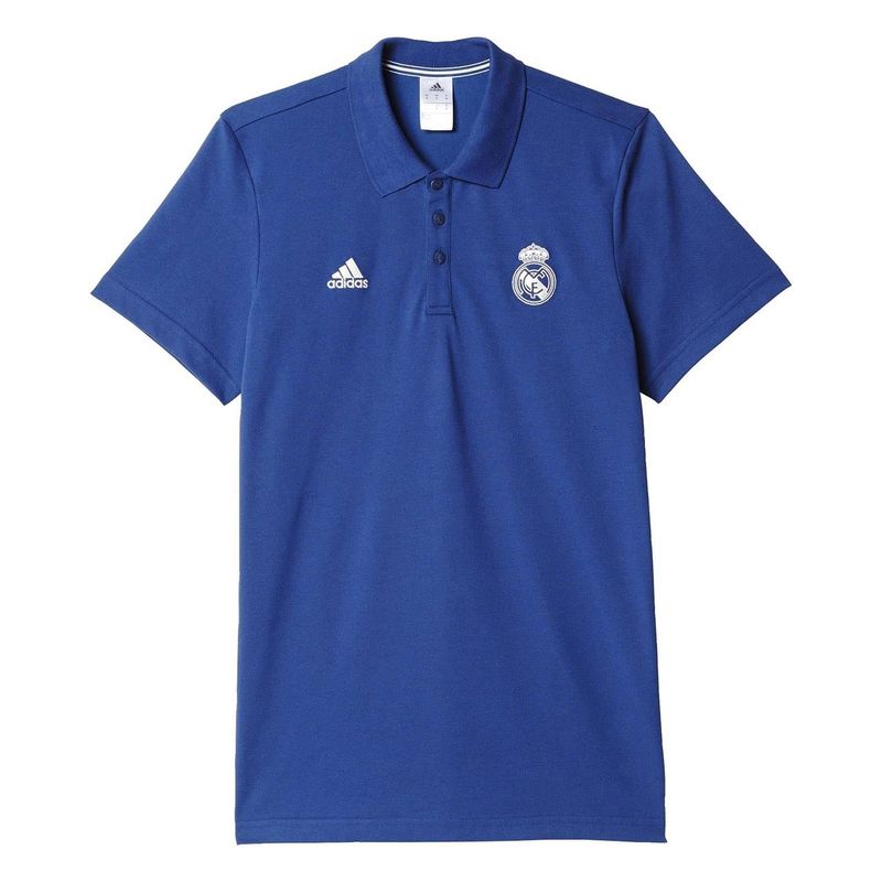 پلو شرت مردانه آدیداس مدل real madrid 3 stripes