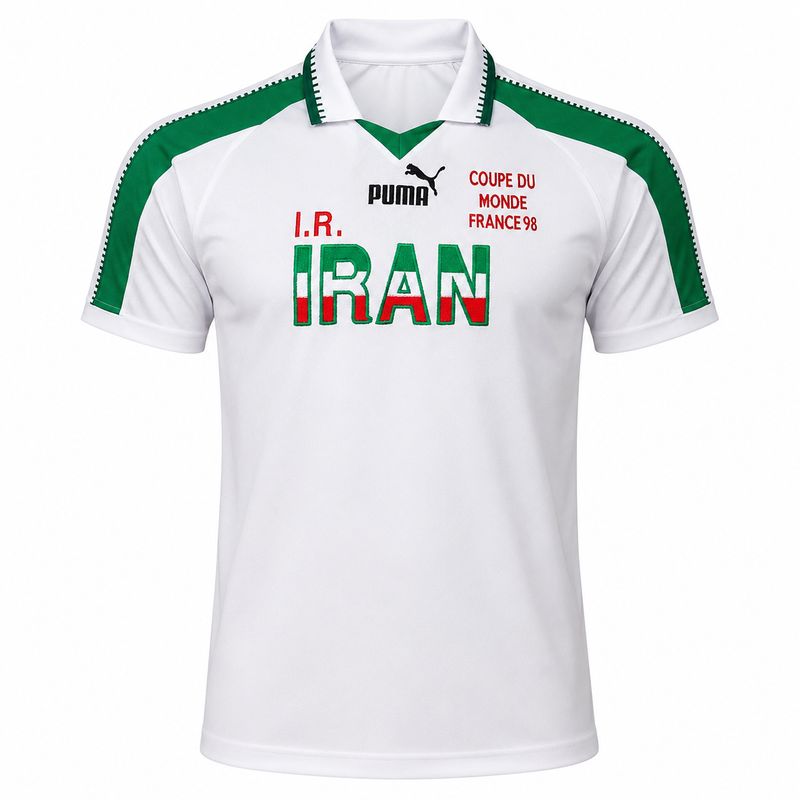 پولوشرت آستین کوتاه ورزشی مردانه مدل کیت اول ایران جام جهانی 1998 02