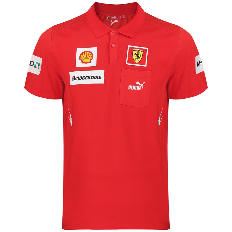 پولوشرت ورزشی مردانه مدل team ferrari