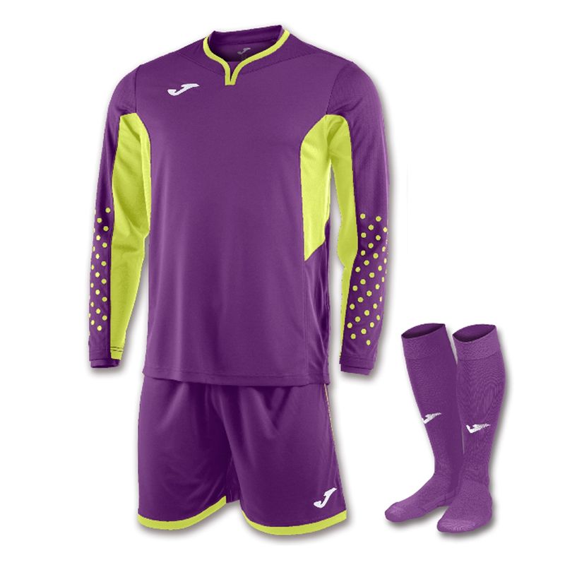 پیراهن و شورت و جوراب دروازه بانی جوما مدل purple