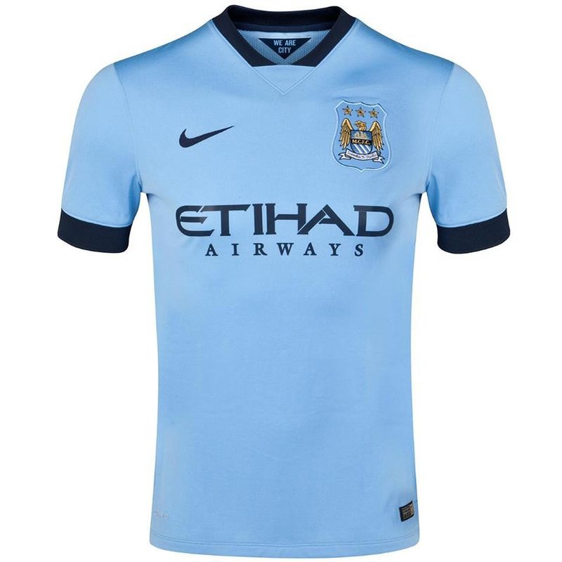 پیراهن پسرانه تیم منچستر سیتی نایکی مدل man city