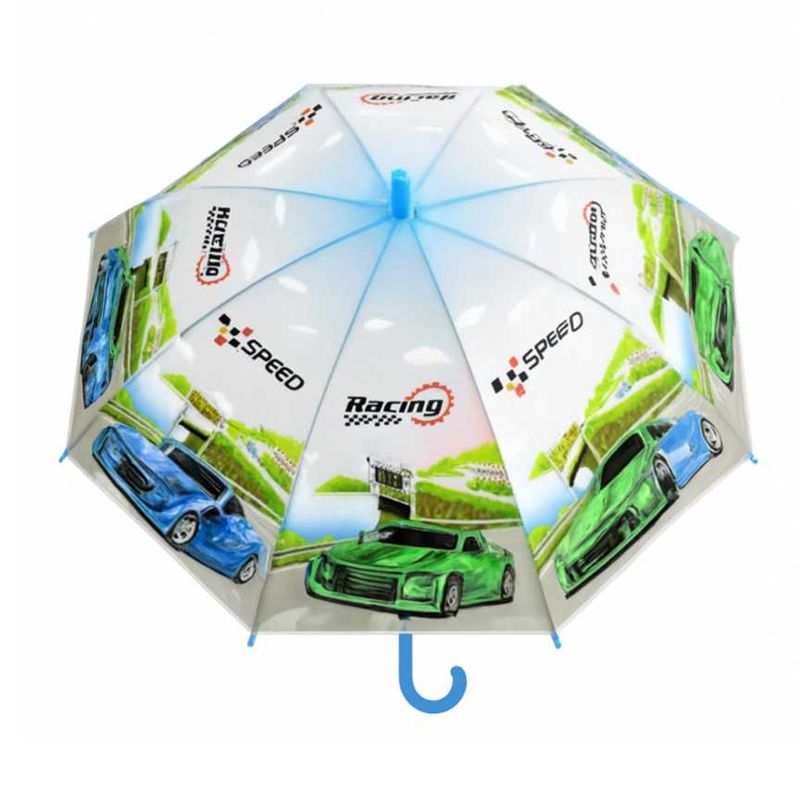 چتر بچگانه 8 پره مدل ماشین مسابقه racing speed  قطر 77 سانتی‌متر