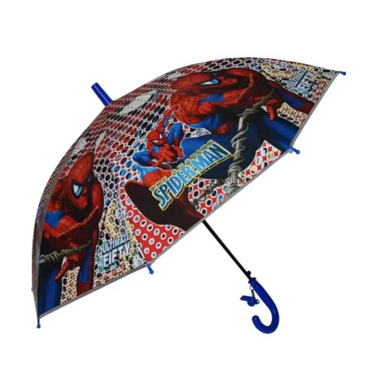 چتر بچگانه ۸ پره مدل spiderman  قطر ۷۷ سانتی‌متر
