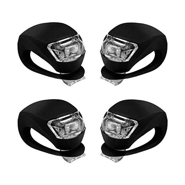 چراغ جلو و عقب دوچرخه لوزوای مدل ‎ b0787dhygcبسته 4 عددی