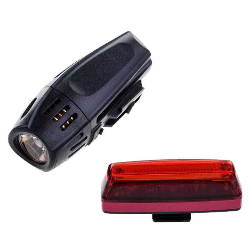 چراغ جلو و عقب دوچرخه مدل xc 241238 کد f2022 مجموعه 2 عددی