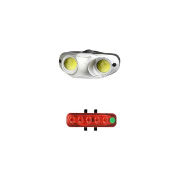 چراغ جلو و عقب دوچرخه کیکسون مدل qx t0205