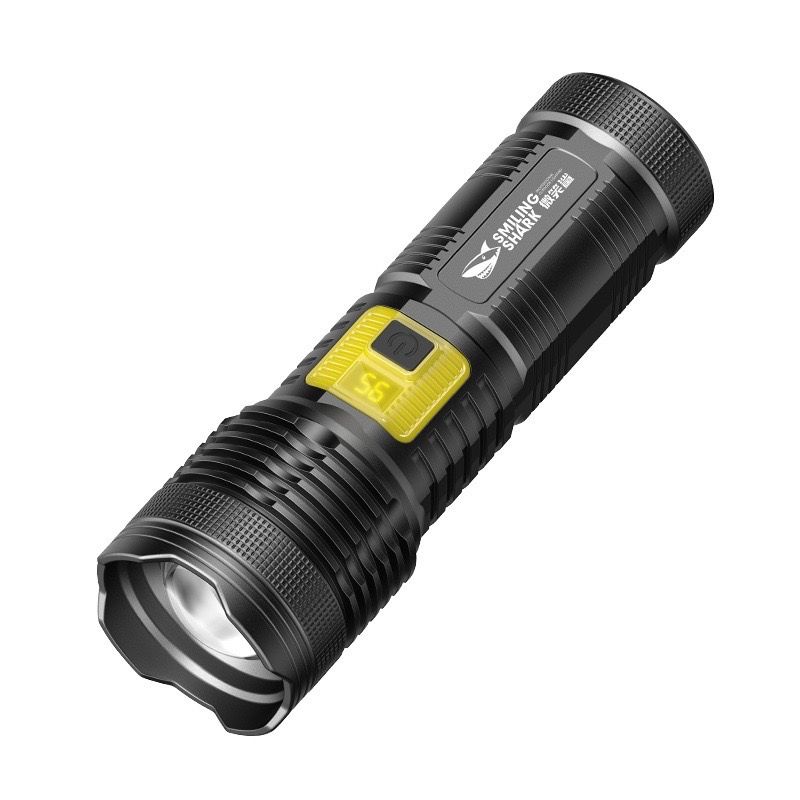 چراغ قوه دستی اسمایلینگ شارک مدل sd 7184 m60 با نور مهتابی
