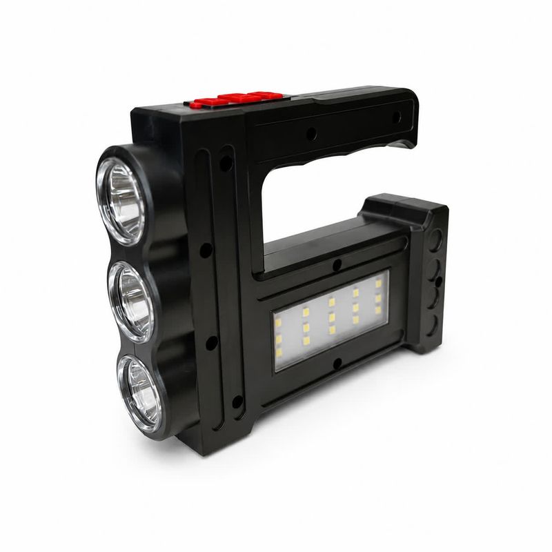 چراغ قوه دستی مدل 3  led با نور مهتابی