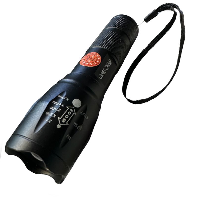 چراغ قوه دستی مدل uv365 395nm er