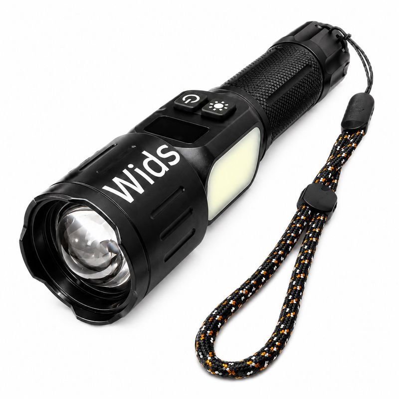 چراغ قوه دستی ویدز مدل 5smd با نور چند رنگ