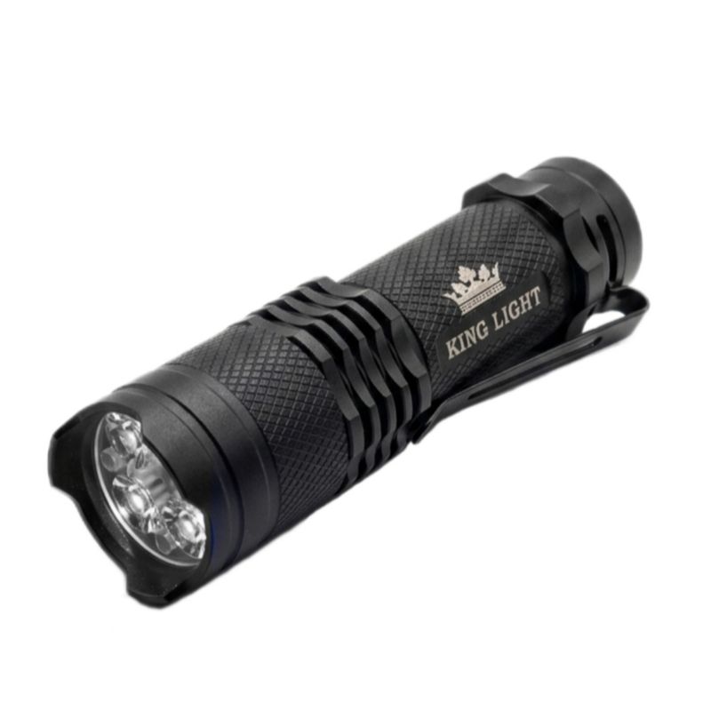 چراغ قوه دستی کینگ لایت مدل uv 365_395 با نور آبی