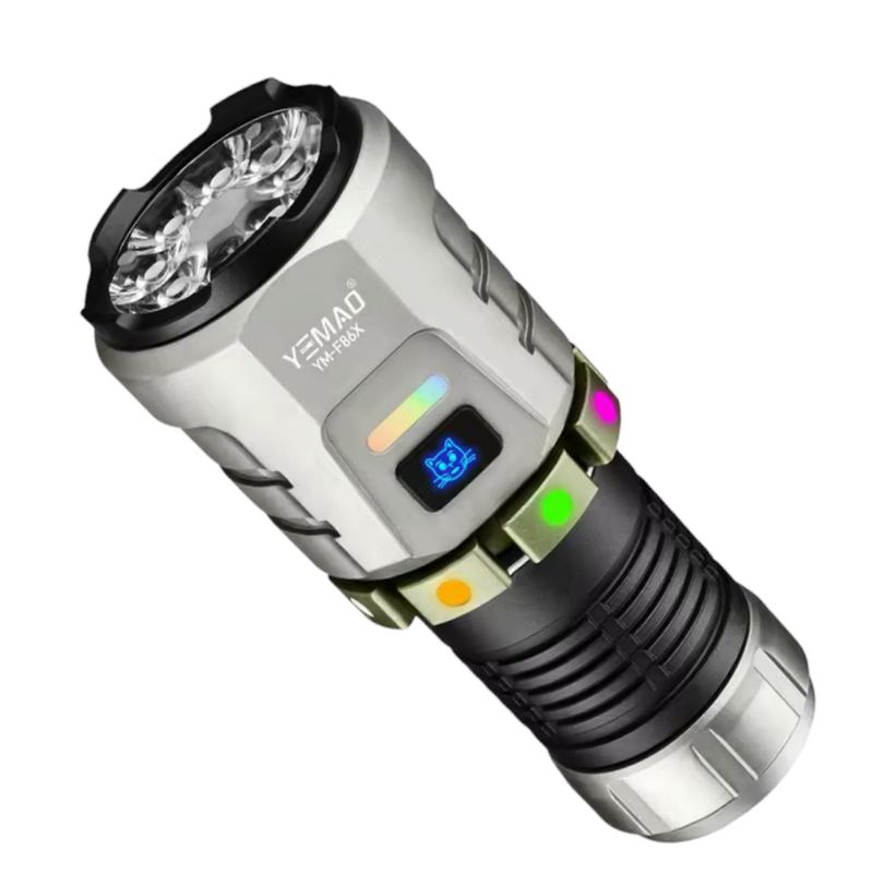 چراغ قوه دستی یئماو مدل ym f86x با نور مهتابی