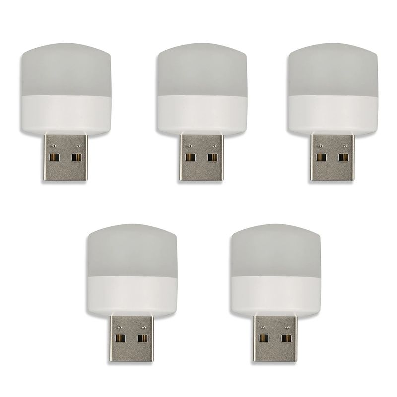 چراغ قوه مدل usb بسته 5 عددی