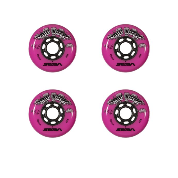 چرخ اسکیت سبا مدل street invaders 80mm بسته 4 عددی