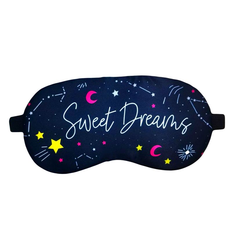 چشم بند خواب مدل کمپرس دار طرح sweet dream