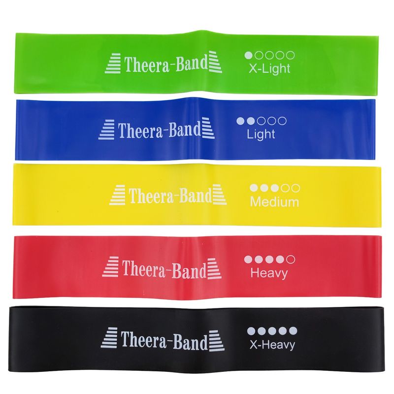 کش ورزشی تراباند مدل thb 5 levels بسته 5 عددی
