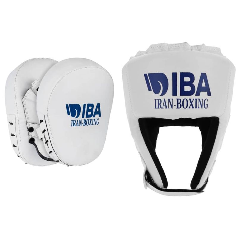 کلاه رزمی مدل aiba pro 2000 به همراه میت رزمی بسته 3 عددی